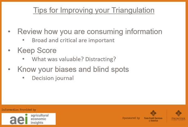 tips to improve triangulation